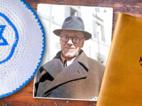 Israel Zolli and a kippah
