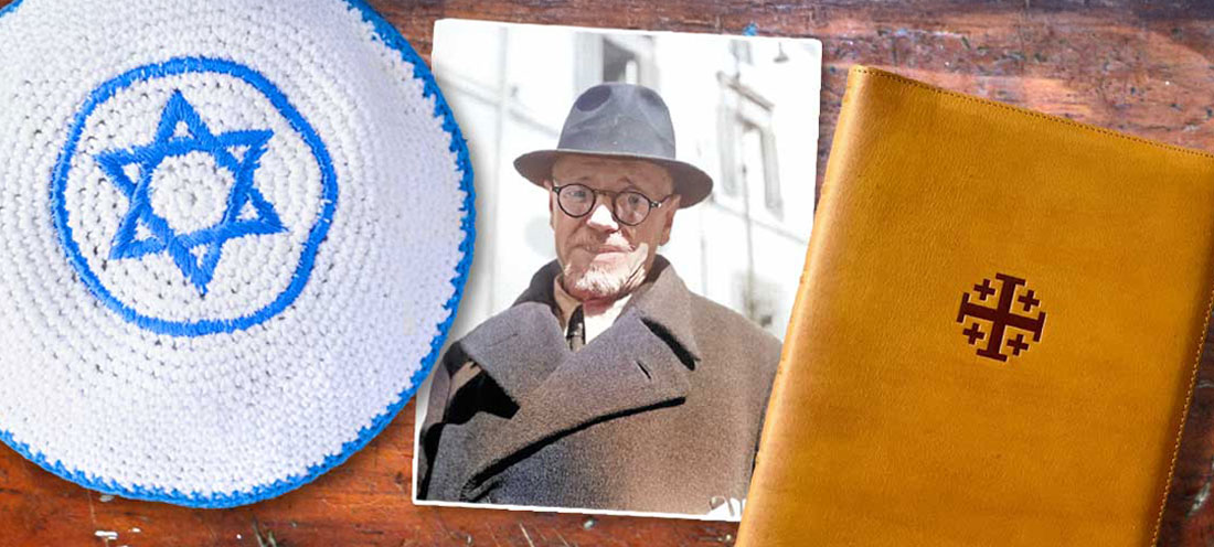 Israel Zolli and a kippah